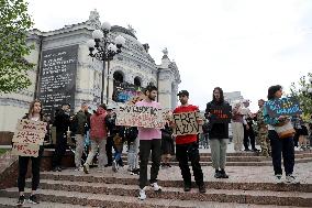 Dont Stay Silent! Captivity Kills rally in Kyiv